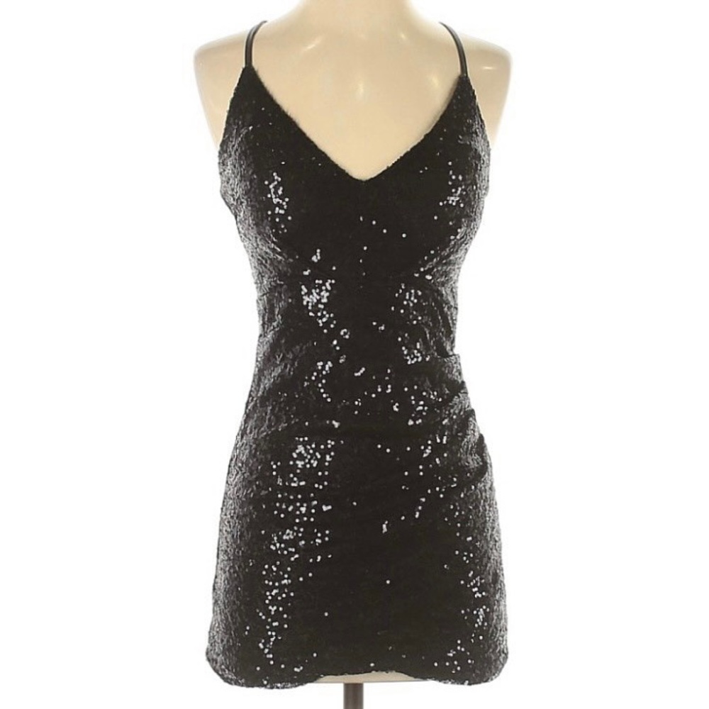 Sequined Mini Dress